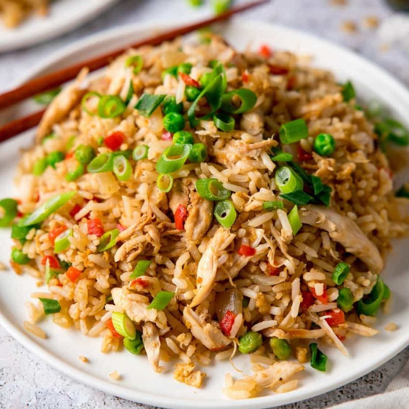Thai Stir/Thai fried veggis & chicken Image